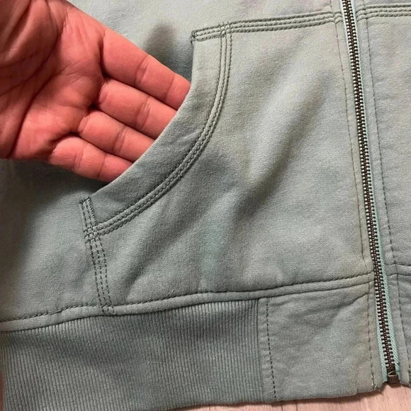 Carhartt Sherpa Fleece Lined Full Zip Hoodie Sweater W Med Warm Gorp Workwear - Picture 8 of 12